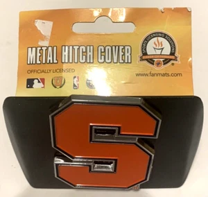 Fanmats NCAA Syracuse Orange 3D Color on Black Metal Hitch Cover - Picture 1 of 4