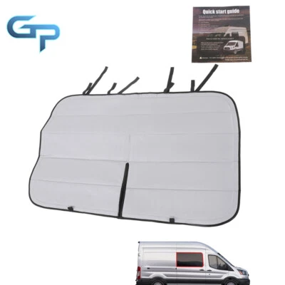 UV Protection 4 Season Sliding Door Window Cover For 2015-2022 Ford Transit Van - Image 1 of 4