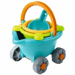 HABA Sand Bucket Scooter - 4 Piece Nesting Beach Toy Set for Toddlers - Picture 1 of 4