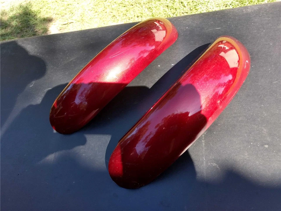 Par de guardabarros rojos para silla de ruedas Shoprider 6 Runner Power Foto 1 de 1