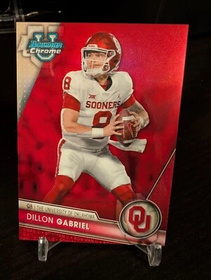 Dillon Gabriel Rojo /5 2023 Bowman Cromo U Universidad LEER DESCRIPCIÓN Foto 1 de 2