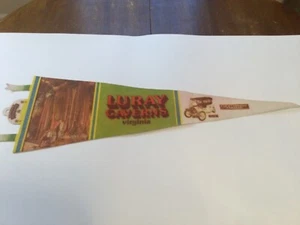 Vintage Luray Caverns Virginia Pennant  1910 Buick Saracen's Tent  24" Long - Picture 1 of 5