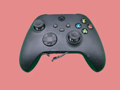 Manette Microsoft Xbox One, Modèle 1914, Noir, Défectueuse, Cassée (2) - Photo 1/3