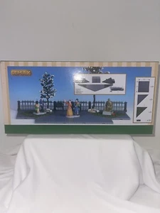 Lemax Landscape Accents Plaza System Grey Triangle Grass 24 Pieces - Picture 1 of 8