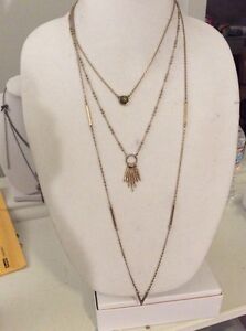 Lucky Brand  Layers Gold Tone Necklace $49 #216