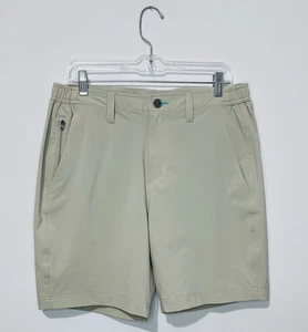 Free Fly Utility II Shorts Herren M beige Taschen lockere Passform Stretch Logo neu ohne Etikett - Bild 1 von 11