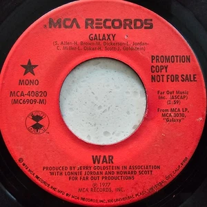 War (e) Galaxy - Rare 1977 US Promo 7" - Picture 1 of 4
