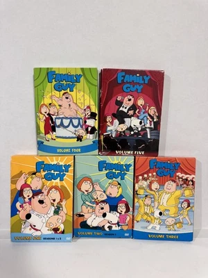 Family Guy DVD Lot Set Assorted Volumes Clean Tested Vol 1-5 - Image 1 of 3
