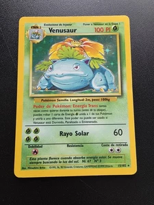Pokemon TCG Venusaur Base Set 15/102 Holo Rare LP Spanisch WOTC - Bild 1 von 6