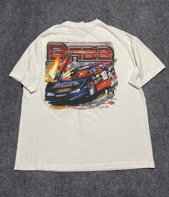 Camisa de carreras Shannon Babb 2XL de colección pista de tierra coche de carreras Moweaqua Illinois 2000 Foto 1 de 4