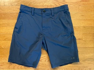 Pantalones Cortos Ligeros Para Hombre Volcom Elastizados Secado Rápido 30 Cintura 9” Entrepierna Azul Marino 1162 - Imagen 1 de 8