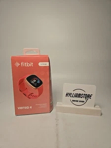 Smartwatch Fitbit Versa 4 fitness rosa sabbia/rame rosa taglia unica - Foto 1 di 6