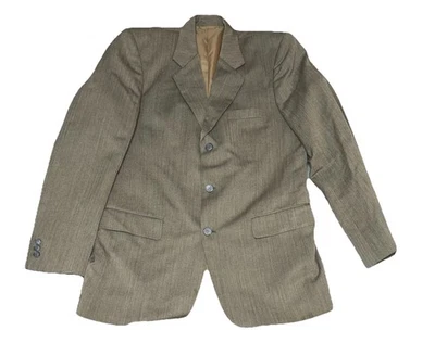Giorgio Armani Shangrila Hotel Bangkok Blazer Suit Jacket Vtg Mens Beige - Image 1 of 4