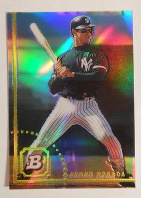 2002 Bowman Chrome Jorge Posada 1994 Reprint Refractor #38 Yankees - Изображение 1 из 4