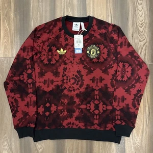 adidas Manchester United 24/25 Chinese New Year Crew Sweatshirt Men’s Size M - Picture 1 of 8