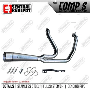 2017-2024 Fit Harley Davidson Touring Road Glide M8 Full System Exhaust 2 to 1 - Bild 1 von 5