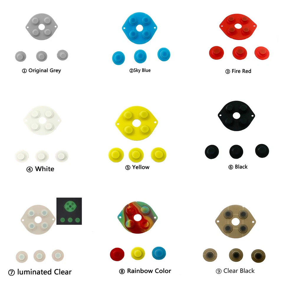 Power Key Buttons Replacement For Sega Game Gear GC Game Console Parts - Image 1 of 1