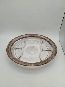 1930er Vintage Sektion Serviertablett von Webster | Sterling & Glas | 5622 - Bild 1 von 21