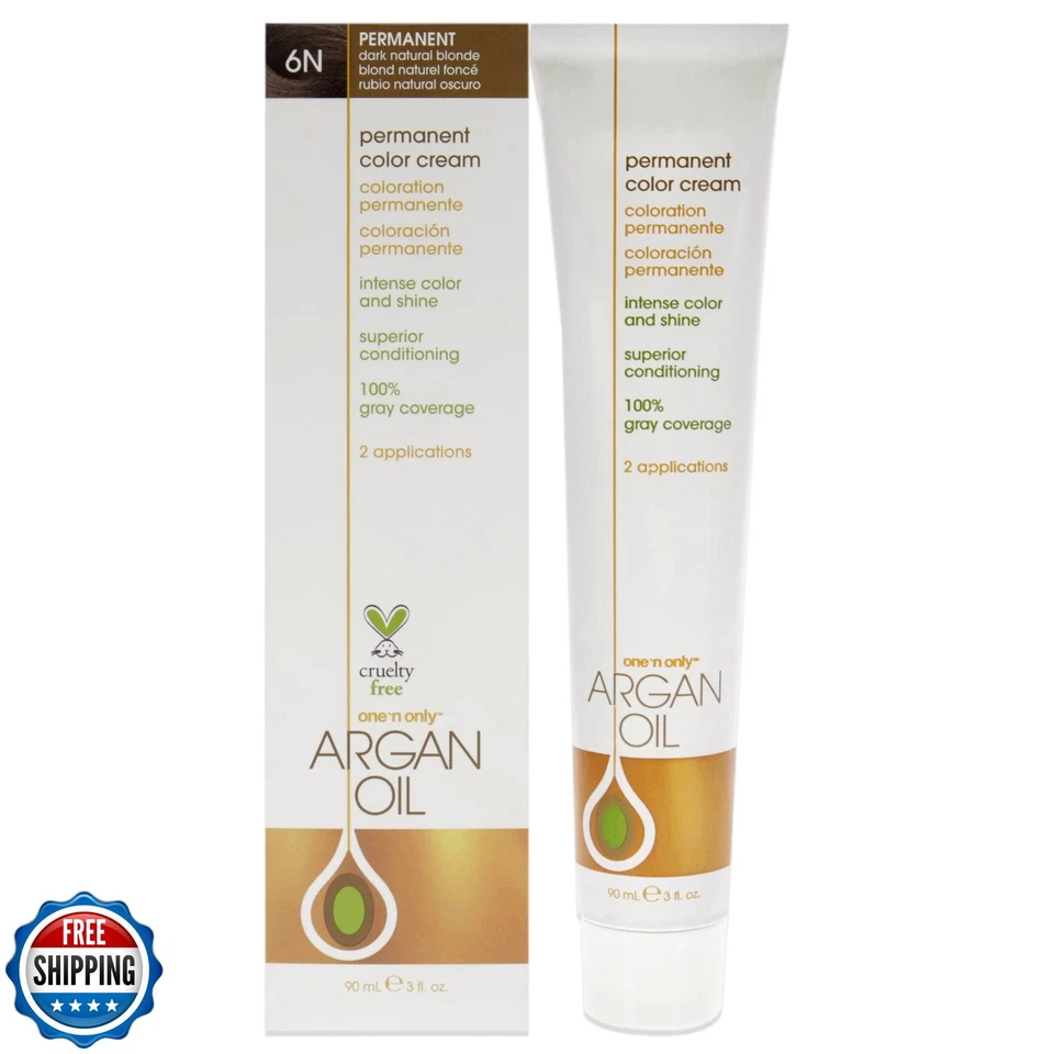 Color de cabello permanente One N' Only - Tinte de cabello permanente hecho con aceite de argán - D Foto 1 de 4