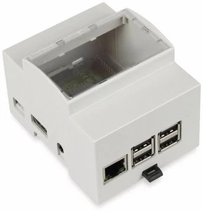 JOY-IT Hutschienen Gehäuse für Raspberry Pi Modell 2B, 3B, 3B+ - Bild 1 von 2