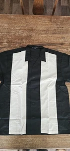 Camicia National Oilwell Varco NOV uomo xl nero abito manica corta autorità portuale - Foto 1 di 16
