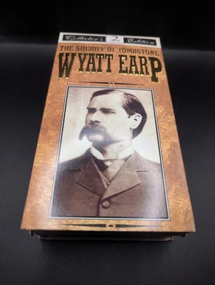1993 Wyatt Earp The Sheriff of Tombstone 2 VHS Tape Box Set Collector's Edition - Image 1 of 3