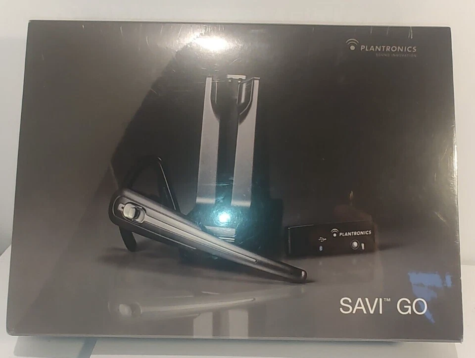Plantronics Savi Go WG101/B Wireless Headset for Skype for Business Lync pc mac - Image 1 of 3