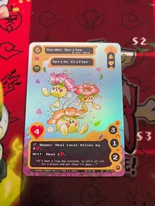GARDEN SPRITES SR Rare Holo 57/150 Nom Nom Verse Kickstarter tcg card - Picture 1 of 1