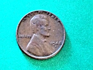 Rare 1948 D Wheat Penny - Picture 1 of 4