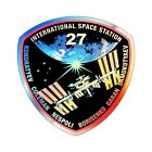 ISS Expedition 27 (NASA) Holographic STICKER Die-Cut Vinyl Decal