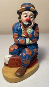 Rare Emmett Kelly Jr figurine Clown Lawyer  Handmade In Korea 7” Tall - Picture 1 of 6