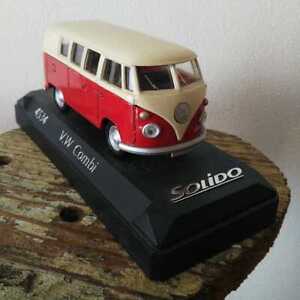 90S Solido V.W Volkswagen Bus 1/43 Minicar Made In France