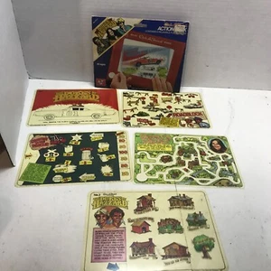 1981 Ohio Art The Dukes Of Hazzard Etch A Sketch Action Pack Overlays Vintage 5 - Picture 1 of 6