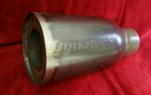 NEW DYNATECH 3 1/2" Inlet Quick Tune Racing Muffler - NHRA IHRA 6" diameter 
