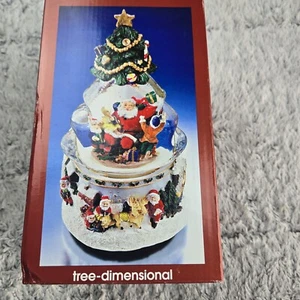 Snowglobe Musical JC Penney Home Collection Santa Claus is Coming to Town  - Picture 1 of 7