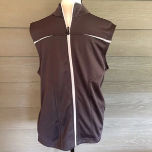 Chaleco Pro Tour Cool Play Golf Gris Cremallera Completa Para Hombre Talla Pequeña S Reflectante - Imagen 1 de 6