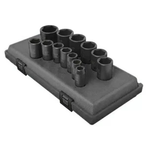 Sunex 2650 13pc 1/2" Dr. SAE Standard 6 Point Impact Set with Case - Bild 1 von 1
