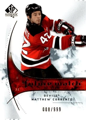 Matthew Corrente - 2009-10 SP Authentic Future Watch /999 Rookie Card #199 - Image 1 of 2