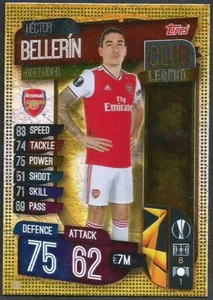 TOPPS MATCH ATTAX 2019-20- #293-ARSENAL-HECTOR BELLERIN-CLUB LEGEND-GOLD FOIL - Picture 1 of 1