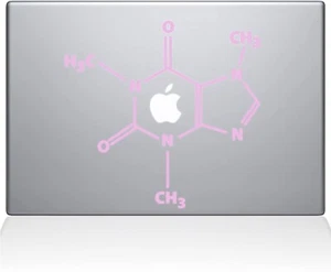 Decal Guru Molecular Structure of Coffee MacBook Decal Vinyl Sticker - Picture 1 of 1