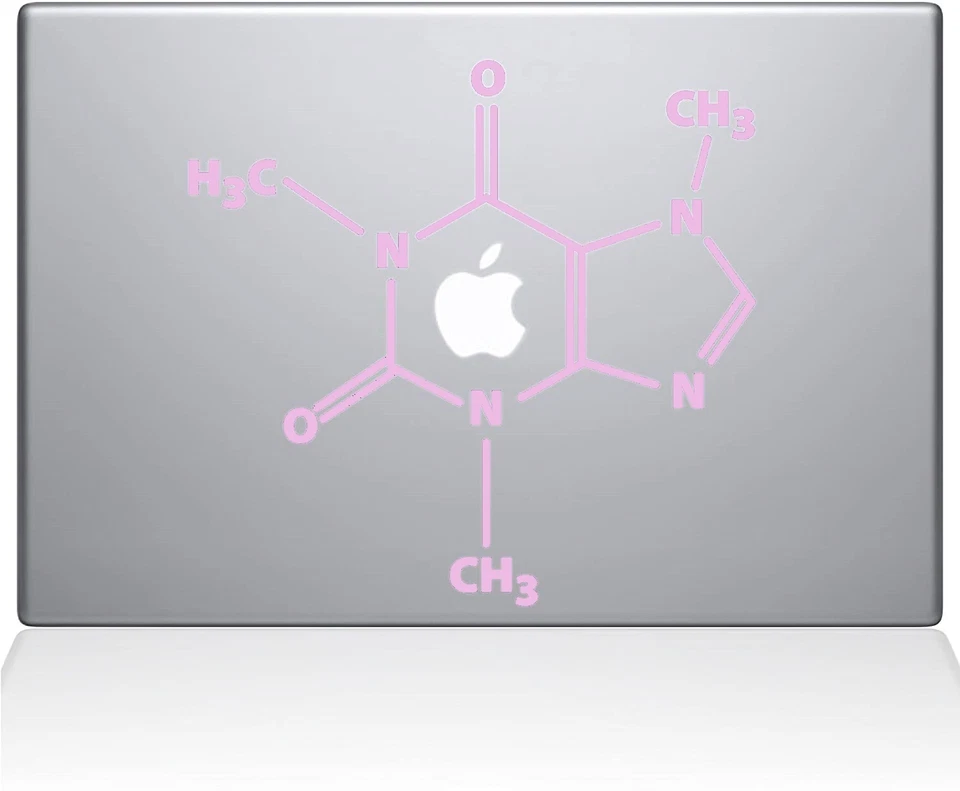 Decal Guru Molecular Structure of Coffee MacBook Decal Vinyl Sticker - Image 1 of 1