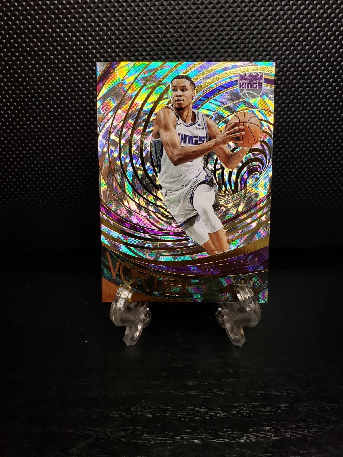 2022-23 Panini Revolution Vortex FRACTAL Keegan Murray Sacremento Kings #11