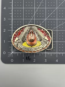 Vintage America's Fireman Belt Buckle (26) - Picture 1 of 2