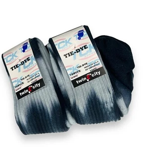 TCK Tie Dye Multisport Tube Socks Soccer Softball Size Large- Navy Blue- 2 Pair - Picture 1 of 3