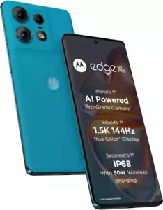 Motorola Edge 50 Pro 5G Caneel Bay 256 GB STORAGE 12 GB RAM GLOBAL VERSION - Picture 1 of 14
