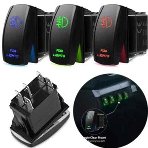 Blue/Red/Green Light Control Rocker Toggle Switch For ATV UTV ARB Carling Truck - Picture 1 of 41