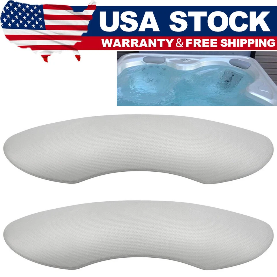 77444 Grey Hot Tub Spas Pillow 2 Pcs For Hot Springs Hot Spot Watkins 2015-2019 - Image 1 of 4