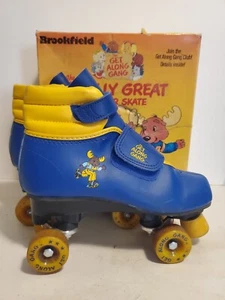 Vintage GET ALONG GANG QUAD SKATES 'Really Great Roller Skate' BROOKFIELD Size 3 - Picture 1 of 14