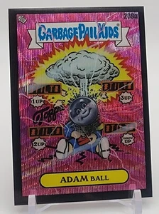 2022 TOPPS CHROME GARBAGE PAIL KIDS SERIES 5 BLACK WAVE #209A ADAM BALL #70/99 - Picture 1 of 2