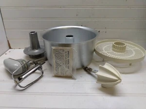NuTone Built-In Food Center Mixer Brushed Stainless Bowl & Citrus Attachment - Picture 1 of 11